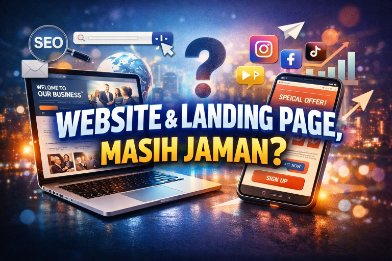 Website & Landing Page, Masih Jaman? % Website & Landing Page