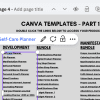 Contoh Template Planner Canva