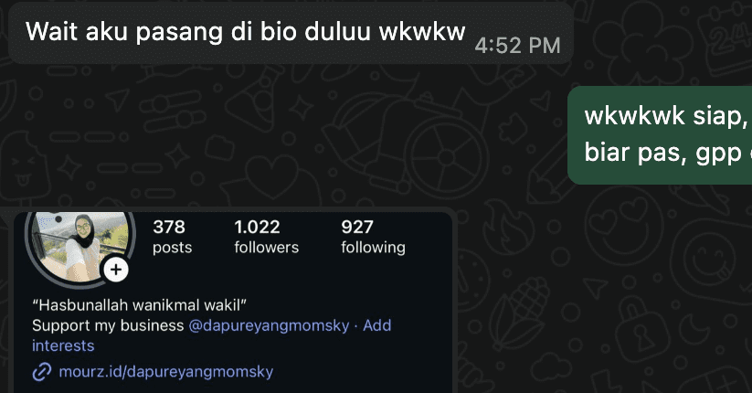 Testimoni Dapur Eyang Momsky di mourz.id