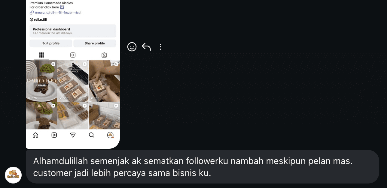 Testimoni Roll n Fill Frozen Risol di mourz.id